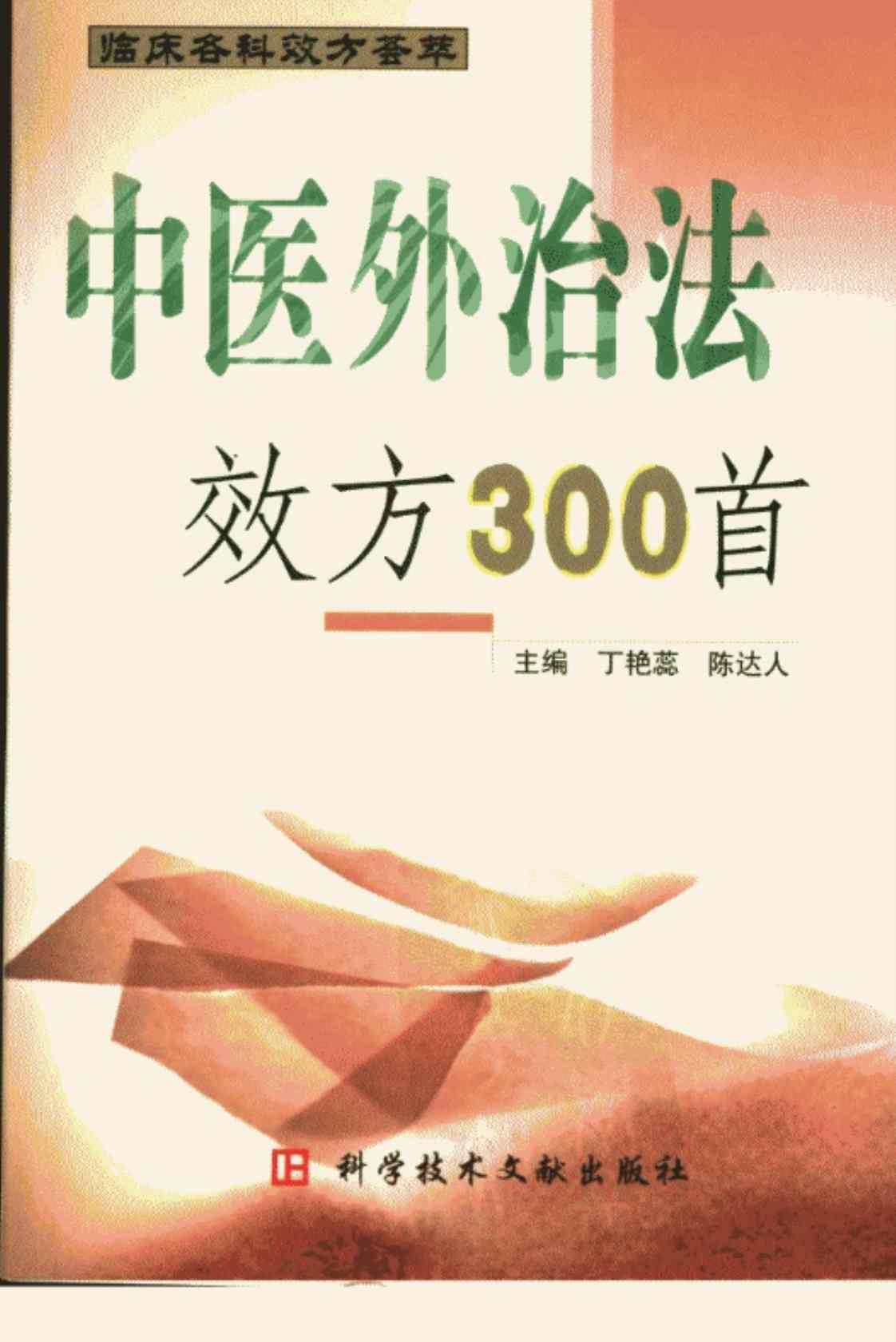 [中医外治法效方300首][丁艳蕊、陈达人(编著)]高清PDF电子书下载